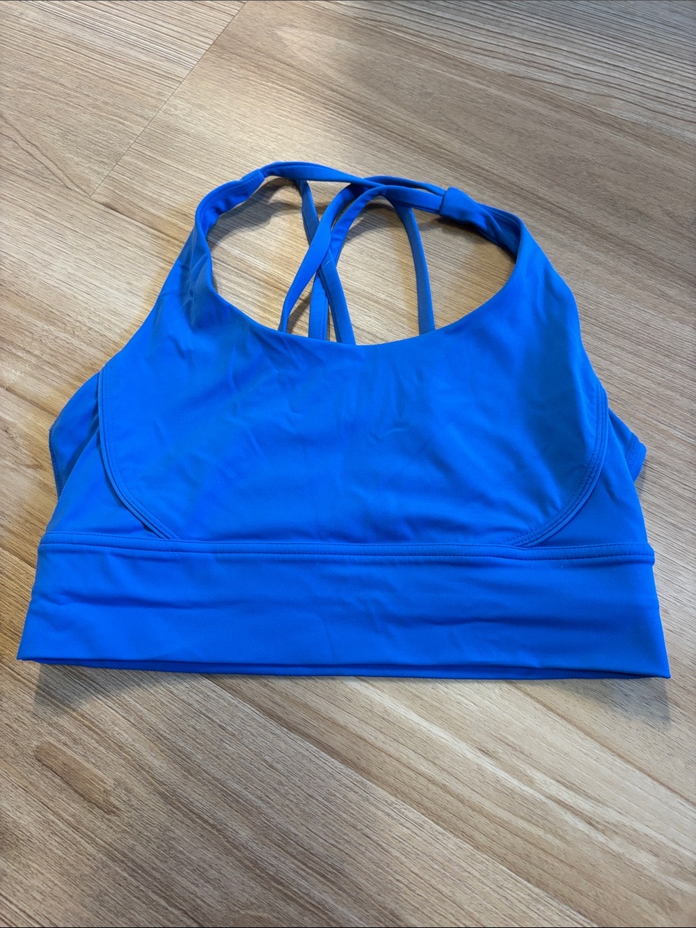 Blue Strappy Sports Bra - Women Intimates